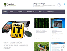 Tablet Screenshot of greencomputingportal.de